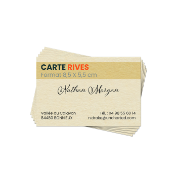 Carte texturée Rives